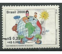 C2239 SELANDO O FUTURO 2000 PLANETA TERRA 10.325 N - COM GOMA